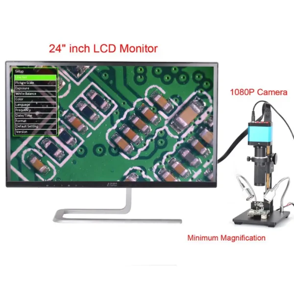 14MP Microscope Camera HDMI-Compatible 1080P Industry USB Digital Video Inspection Microscope Camera HY-2307 for Mobile Repair - immagine 5