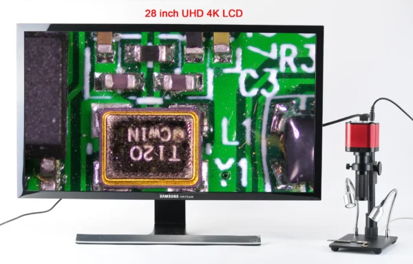Hayear 4K Camera Full HD 120fps SONY IMX377 4K Sensor UHD Microscope Camera for PCB Repair Soldering — изображение 4