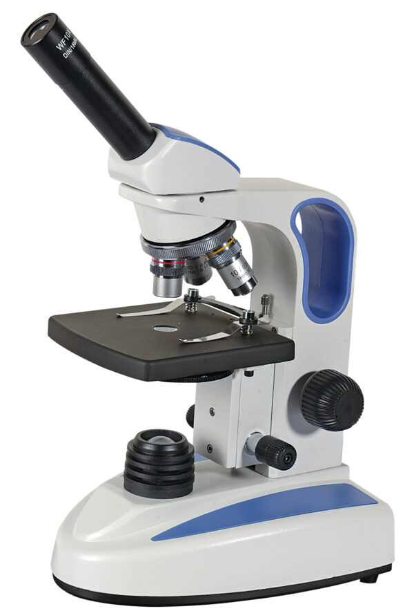 SWIFT Compound Monocular Microscope  with 40X-1000X Magnification, Dual Light, Precision Fine Focus, Wide-Field